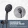 9-Spray Patterns With 1.8 GPM 10 In. Wall Mount Rain Fixed Shower Heads In 10 In. Polished Chrome