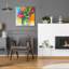 «Bright Bouquet» par Annelein Beukenkamp, art mural en verre acrylique-833812395