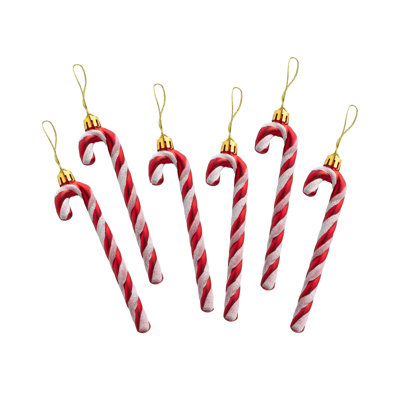 5.51cm Striped Plastic / Acrylic Ball Ornament