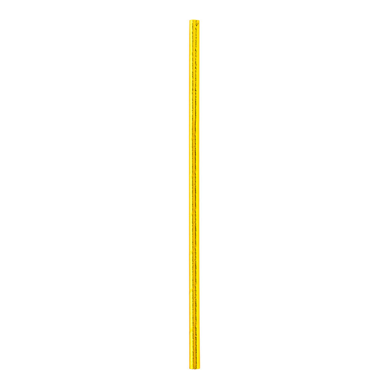 Paper Straws & Drink Accessories, 7 3/4", Yellow