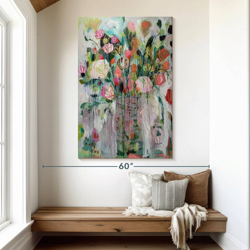 Avery Spring Showers, 51" H x 34" W