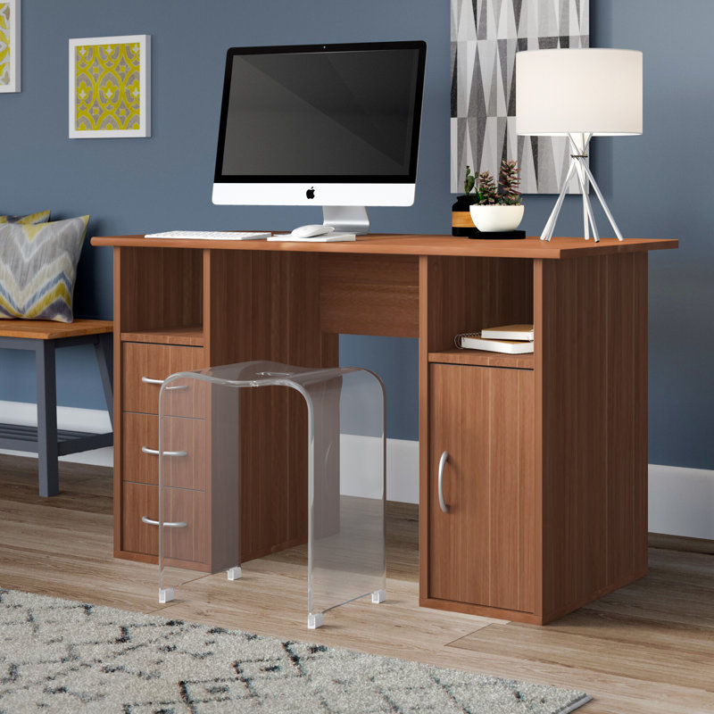 Navarro Computer Desk, Walnut
