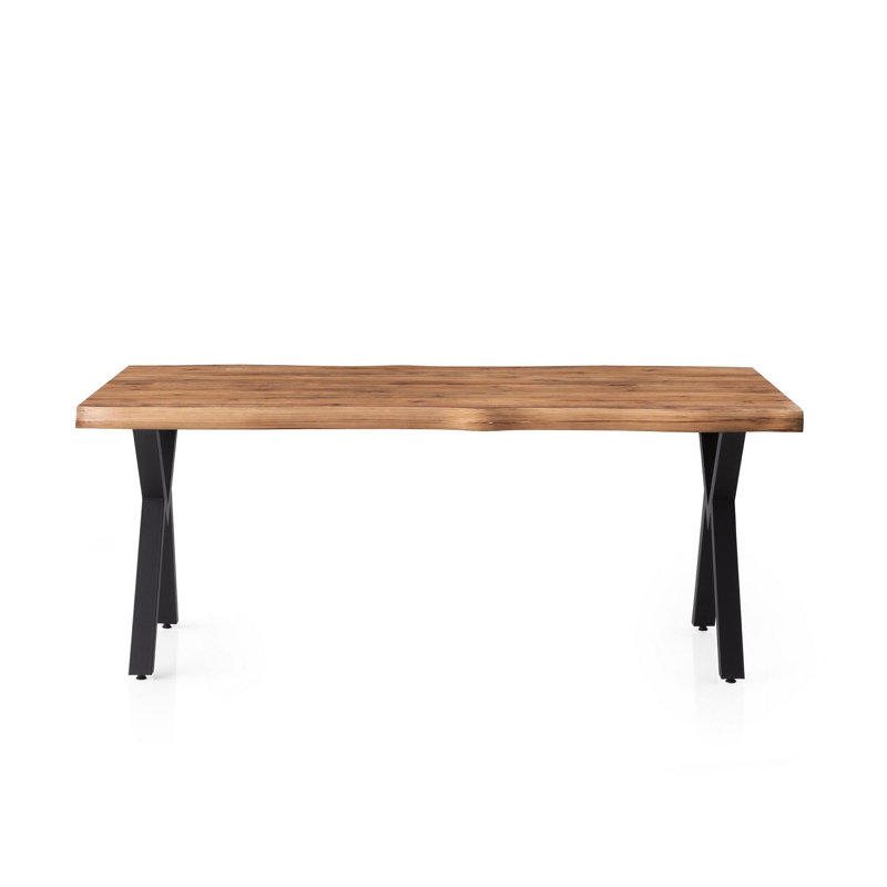 Ferro Beech Dining Table, Walnut