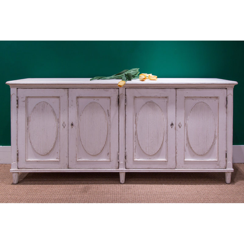 Ribbon 78'' W Solid Wood Sideboard