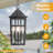 3 - Light 21''H Adjustable Black Iron ETL Outdoor Hanging Lights with Clear Tempered Glass and Dusk to Dawn-1898982500