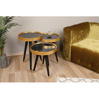 Tables gigognes 3 plateaux