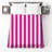 Pink White Stripes Bedding Stripes Bedspread Pattern-125167631
