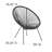 Kelleia Oval Woven Basket Papasan Bungee Lounge Chair - Indoor/Outdoor Furniture-2087140895