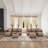 Tomario 10- Piece Upholstered U-Shaped Modular Sectional With Storage-73474434
