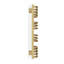 Alex One Brass Electric Towel Rail-62829837