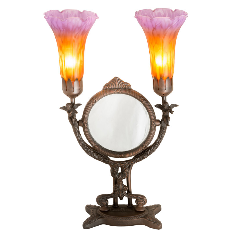 Lampe d'appoint 17 po à 2 lumières 17 po