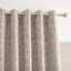 Chenille Leaves Lined Eyelet Curtains-133726503-133726504