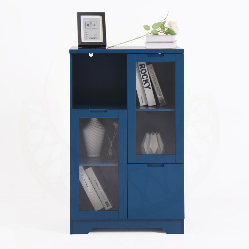 Kendon 25.6 Metal Sideboard, Blue