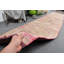 Tapis de couloir turc rétro avec des tons de rose estompé parfait pour un décor tribal bohème rose / orange