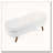 Ottoman Oval Storage Bench,Rubber Wood Legs-1222552664