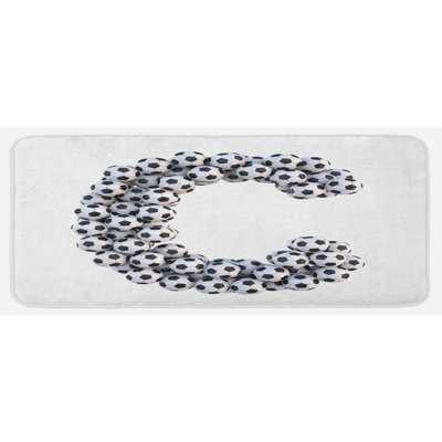 Tapis de cuisine lettre J