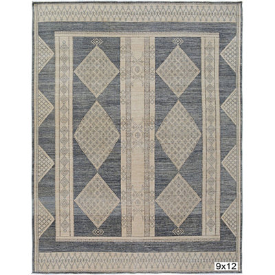 Transitional One-of-a-Kind Rectangle 9'2" X 11'11" Wool Area Rug