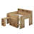 Designs Full Size Loft Bed With Desk, Wood Loft Bed Frame With Storage Shelves, LED Light-1687265005