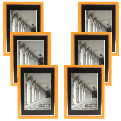 Gregorio Orange Matte Picture Frame