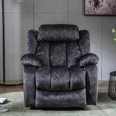 Oversized Lift Recliner Chair with Massage and Heat, Power Sofa for Elderly with Cup Holders