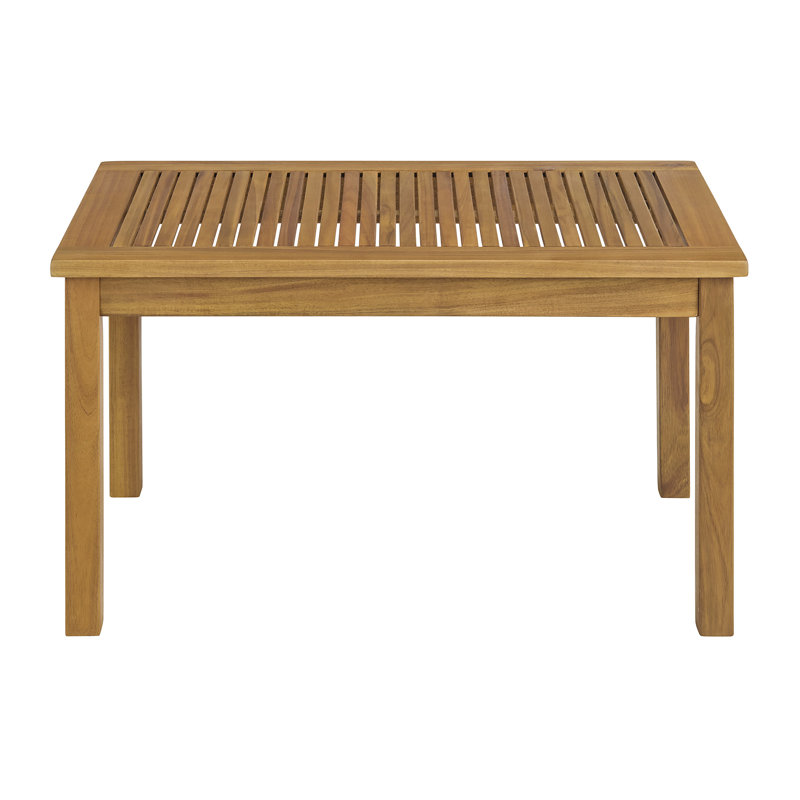 Okemo Acacia Wood 34 "" Coffe Table,  17'' H X 31.5'' W X 19.7'' D