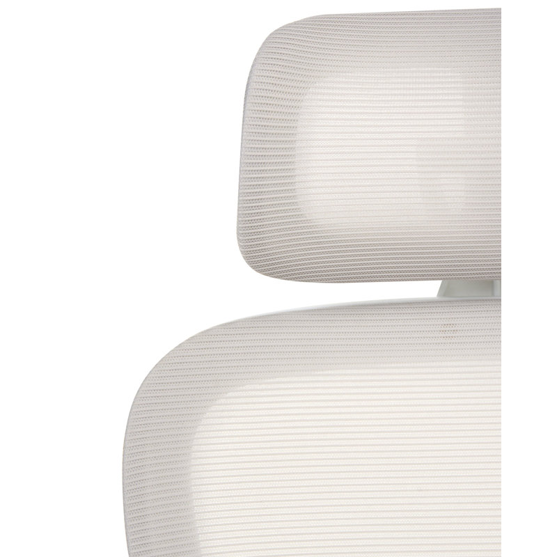 Office Chair with Headrest, Beige