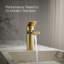 Parallel Single-Handle Bathroom Sink Faucet, Single-Hole Faucet with Pop-Up Drain, 1.0 GPM-1920422176