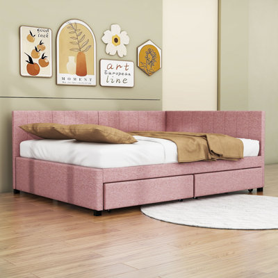 Full / Double Daybed With Two Drawers by YUNMA