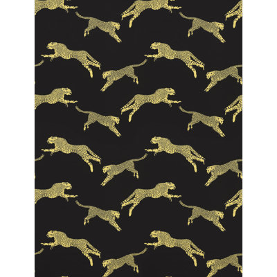 Leaping Cheetah 100% Cotton Fabric
