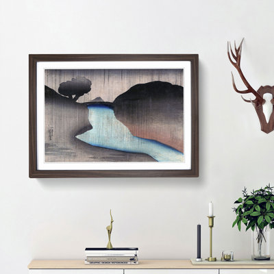 Ochanomizu in the Rain by Utagawa Kuniyoshi - Picture Frame Painting Print