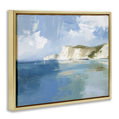 «Coastal Wilderness Shore», art mural encadré par Ramona Murdock