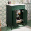 Meuble-lavabo 24 po avec lavabo intégré en céramique, meuble-lavabo à 2 portes et meuble-lavabo simple pour petite et moyenne salle de bain-1376833228