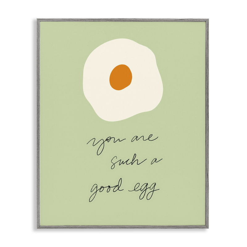 «You Are A Good Egg», estampe numérique signée SD Design Studio, H 30 po x l 24 po, Estampe numérique Farmhouse