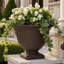 Pot de fleurs d'extérieur rond en polyrésine de 16 po x 16 po x 13 po Darcy