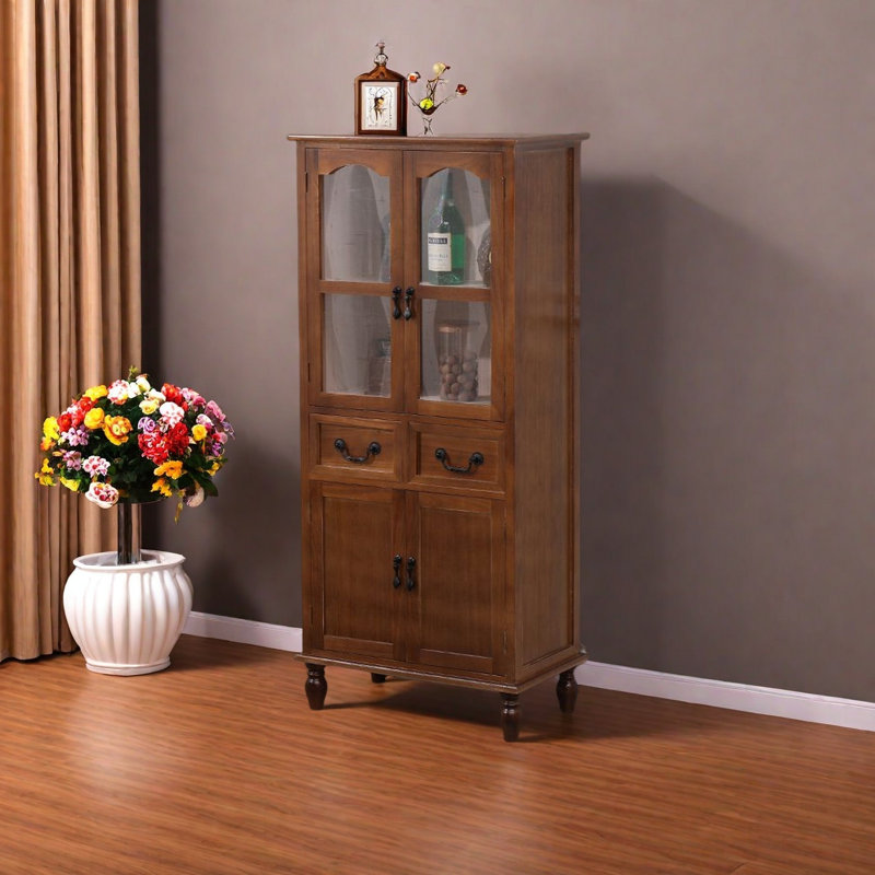 Armoire de rangement simple, Brun