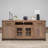 Essa Solid Wood Storage Credenza-145602984