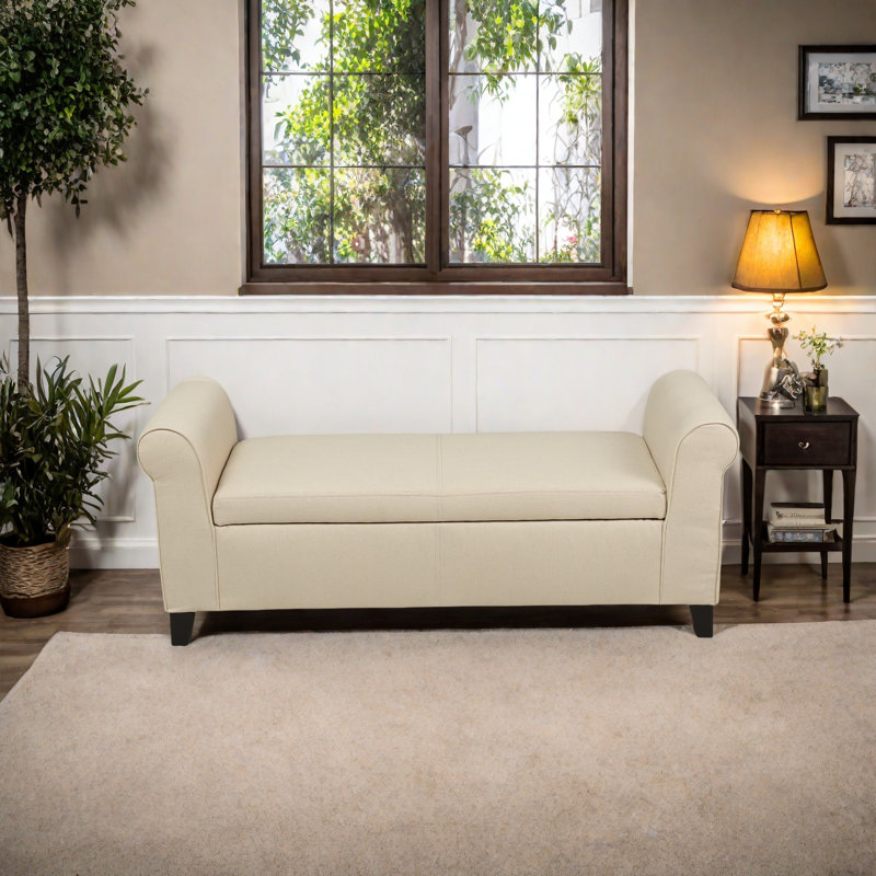 BANC DE RANGEMENT HAYES ARMED, Beige