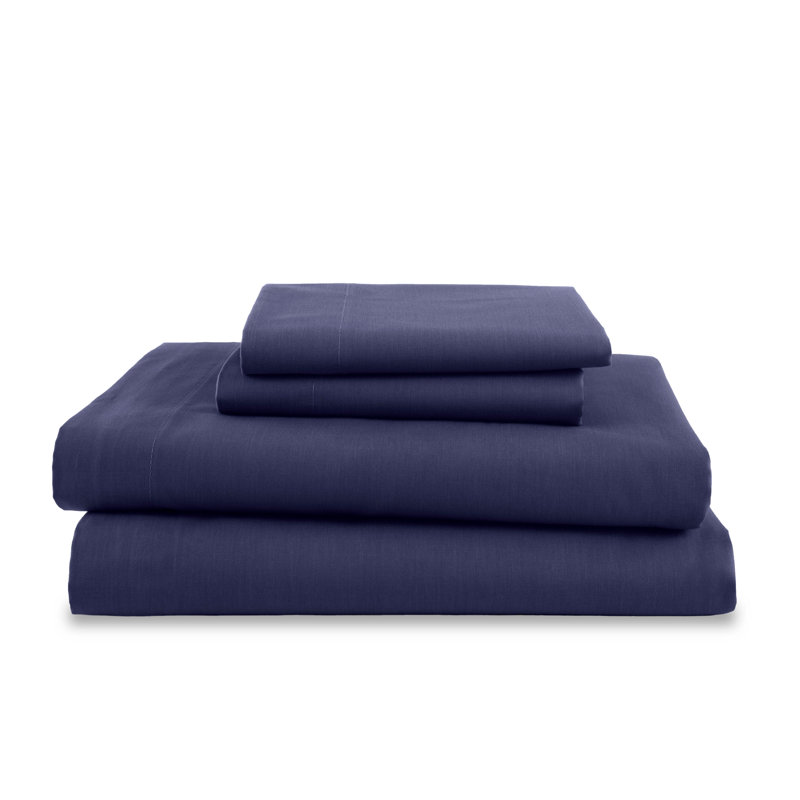 Martex 225 Thread Count Bed Sheets Light Weight, Soft Breathable Sheets, Brushed Cotton Rich Blend, Secure Fit, Wrinkle Resistant, Durable, Easy Care & Comfy Sheets