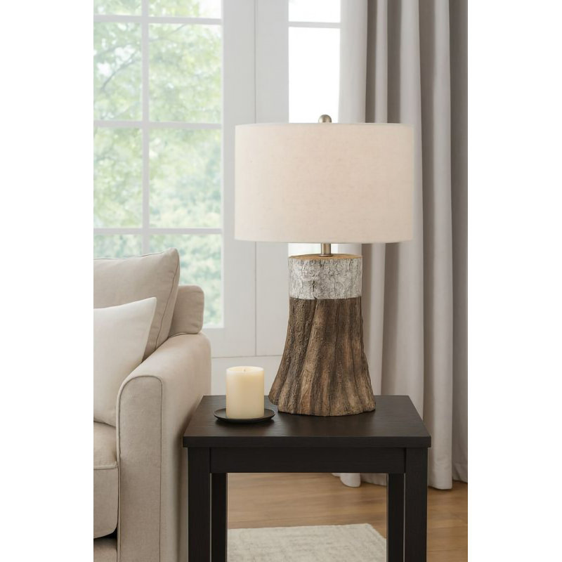 Transitional 1-Light Polyresin Base Table Lamp 
