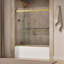 Levity 59.63" x 62" Bypass Bath Door with CleanCoat® Technology-227747588-227747595