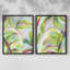 «Bright Tropical Abstraction III», reproduction encadrée de qualité supérieure - prête à être accrochée - aucun clou requis - aucun clou requis-332336835-332336843