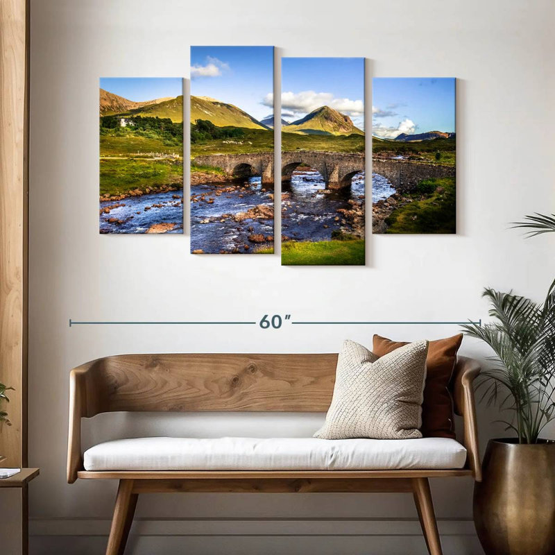 Lilie Sligachan Old Bridge, 32'' H x 52'' W