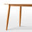 White Rectangular Stone with Solid Dining Table For Dining Room/Kitchen