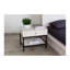 Oldham 1 - Drawer Metal in White/Black