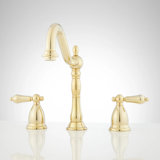 Victorian Widespread Bathroom Faucet with Lever Handles