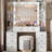 Makeup Table With Mirror, Lights, Glass Top, 7 Drawers, Stool And - Enabled Power Strip For Women Table, Charging, Hair Dryer Holder, Brightness Control