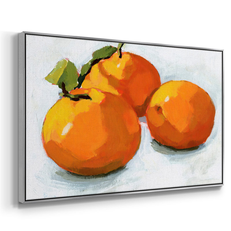 Citrus Grouping I, reproduction d'art sur toile, H 27 po x l 41 po x P 2 po, Argent