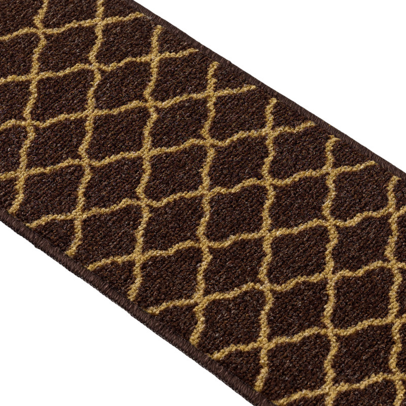 Tapis d'escalier Kahniya, Brun