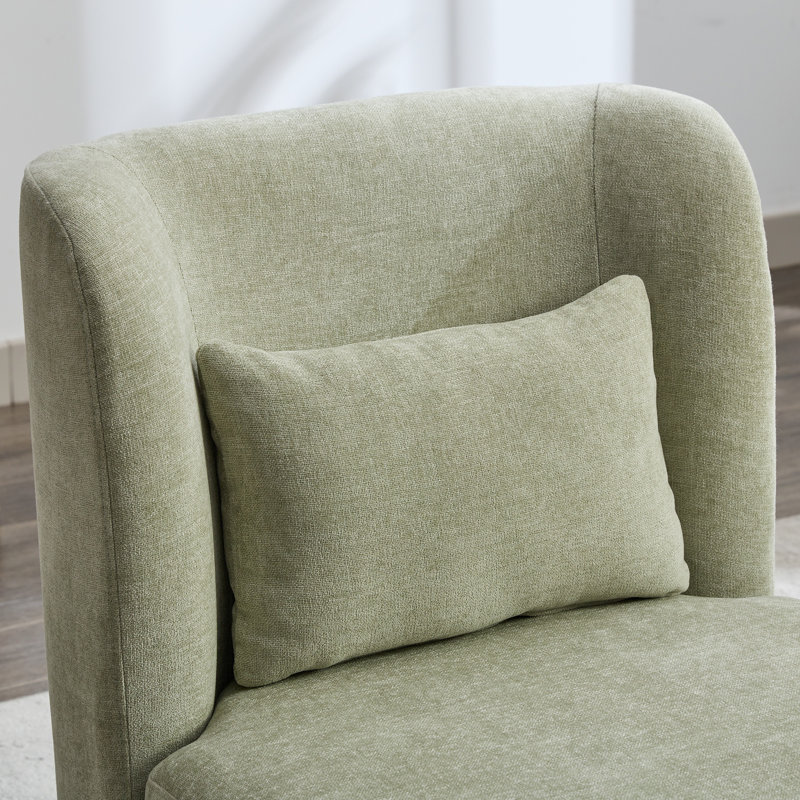 Set Of 2,25.2"w 360° Swivel Barrel Chair In Luxurious Chenille Fabric - Modern Accent Seating For Living Room, Bedroom, Or Home Office