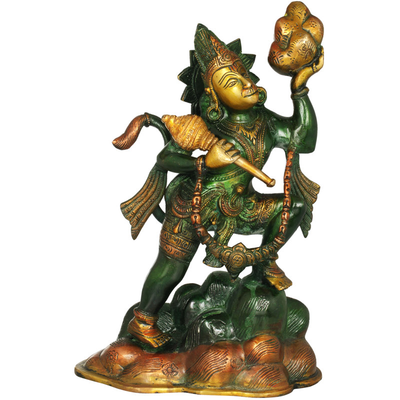 Figurine Hanuman, Sanjeevani dans sa main